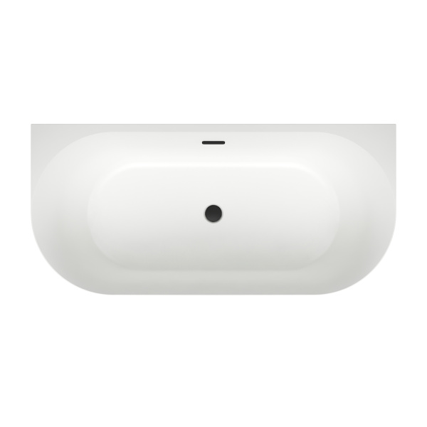 Акриловая ванна в наборе 4 в 1: пристенная ванна, ножки, экран, слив-перелив Wellsee Belle Spa 3.0 235901003