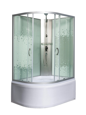 Душевая кабина МОНОМАХ МОНОМАХ Б/К 120/90/44 МЗ R 1200х900х2060мм