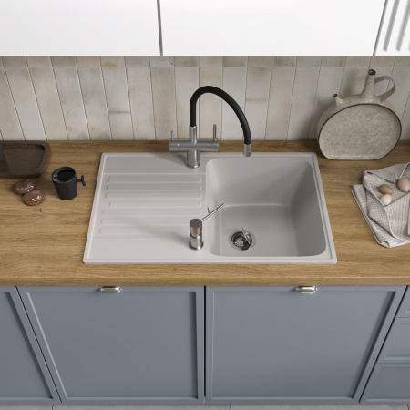 Кухонная мойка Reflection Bolero RF0574GR, серый