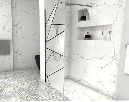 Ограждение PICK T90B душевое Ceruttispa без поддона (90x190)