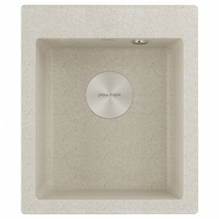 Мойка Paulmark KANTE 40 PM104249-BE 490х415х195 мм, IT-GRANIT, бежевый