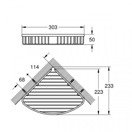 Мыльница Grohe Bau Cosmopolitan 40663001 хром