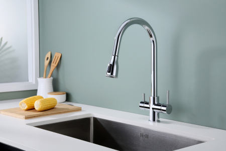 Смеситель для кухни Paulmark LANGE La214212-CR, хром