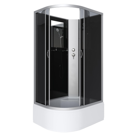 Душевая кабина Niagara Classic NG-2510-14RBK (120х80х200) высокий поддон(40см),стекло тонированное