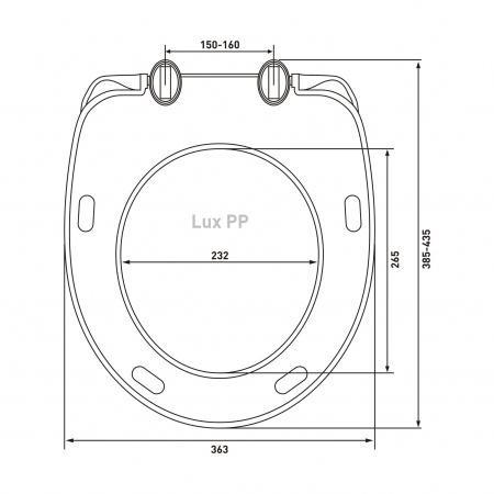 Сиденье BERGES Lux PP