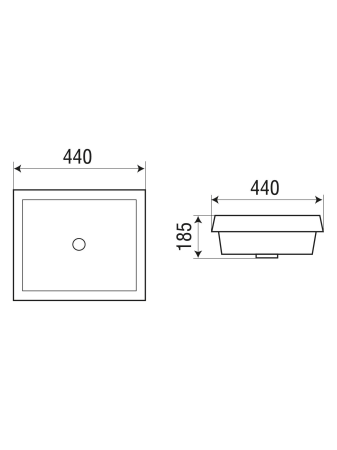 Раковина врезная WeltWasser WW SK DEILBACH 6042