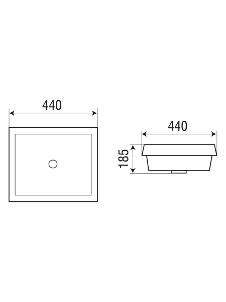 Раковина врезная WeltWasser WW SK DEILBACH 6042