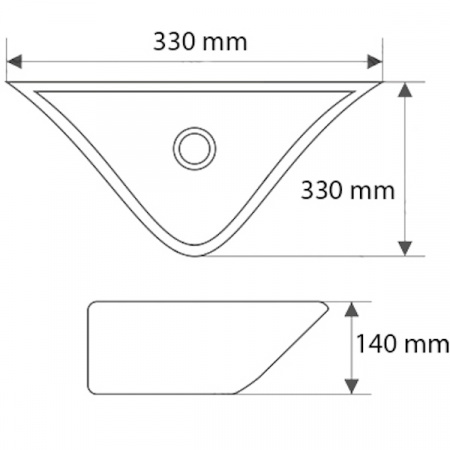 Раковина Melana MLN-78205