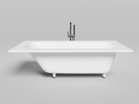 Ванна встраиваемая Salini ORLANDA PLUS 190x100 покраска по RAL полностью, S-Stone, матовый 102024MF