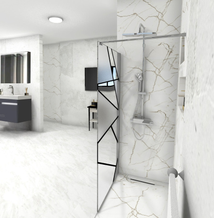 Ограждение PICK T90 душевое Ceruttispa без поддона (90x190)