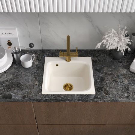 Смеситель Reflexion Lago RX9903GD для кухни с подключением к фильтру, брашированное золото