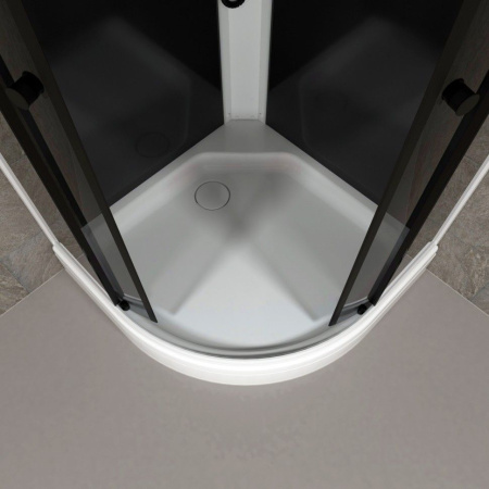 Душевая кабина Тритон Щ0000067302  Грэй-Блэк 90*90 А (ПД31)