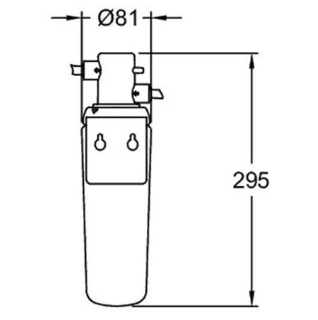 Сменный картридж Jacob Delafon Carafe E77685-NF для устранения посторонних запахов и загрязнений