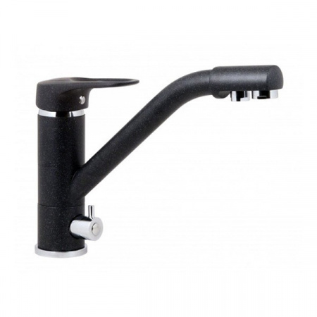 Смеситель для мойки ZorG Tempo черный опал