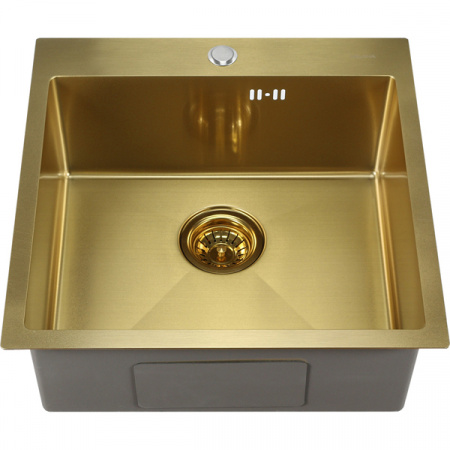 Мойка Melana 5050 ProfLine 3,0/200 САТИН ЗОЛОТО врезная квадратная D5050HG