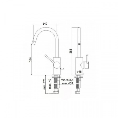 Смеситель для умывальника Paffoni Light LIG078NO