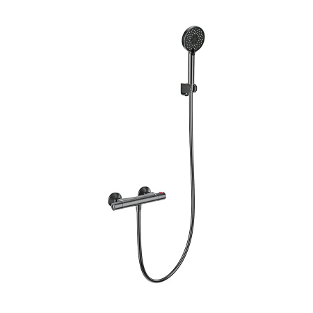 Смеситель для душа с термостатом WONZON & WOGHAND, Темный графит (WW-B2005-A-BGG)