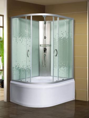 Душевая кабина МОНОМАХ МОНОМАХ Б/К 100/80/44 МЗ R 1000х800х2060мм