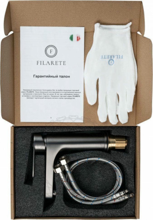 Cмеситель для раковины FILARETE Retta FL5030 (Графит)
