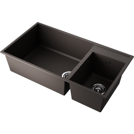 Кухонная мойка Omoikiri Tedori 85-2-U-ES Tetogranit/espresso 4997240