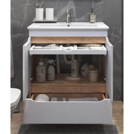 Тумба под раковину напольная VIGO Grani tn.GRI.OSK.75.2D.1Y дуб золотой, 75 см