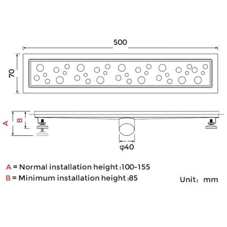 Душевой трап Gappo G85007-2