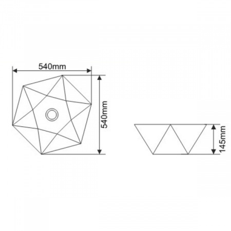 Раковина MELANA MLN-A482A