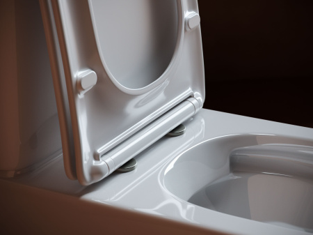 Напольный унитаз с бачком Ceramicanova Alfa Rimless, Белый, CN9002