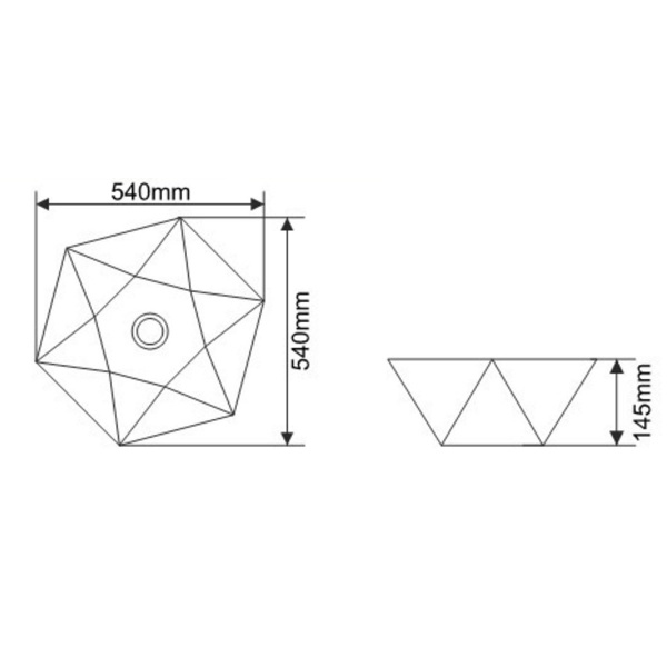 Раковина MELANA MLN-A482A
