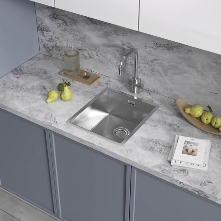 Кухонная мойка Reflexion Como RX2038SS полированная сталь