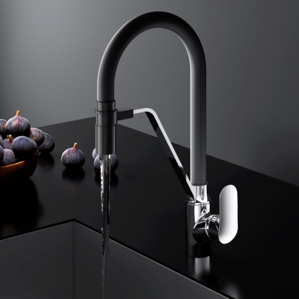 F8007802 Like, Смеситель для кухни AM.PM с каналом для питьевой воды и гибким изливом, хром