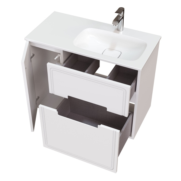 Тумба под раковину Taliente Olejo TA-MBO-90PR(R)-blanco 90 см подвесная