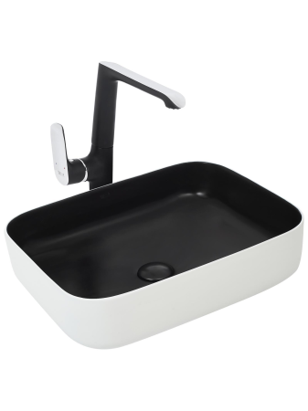 Раковина накладная WeltWasser WW SK ELBACH M2195 WB