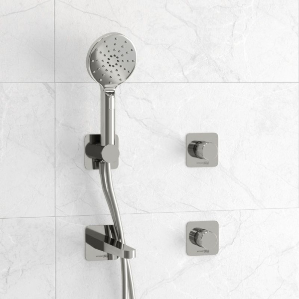 Встраиваемый комплект для ванны WasserKRAFT с лейкой и изливом A4651.293.295.271.087.127