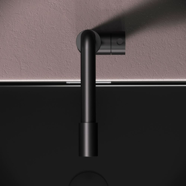 F85B05022 X-Joy S, Смеситель для кухни AM.PM с L-изливом, черный