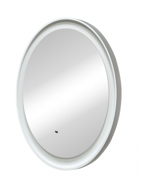 Зеркало Континент Planet White LED D800 ореольная холодная подсветка и Б/К сенсор