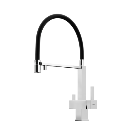 Смеситель для кухни SANCOS Moro с гибким изливом и возможностью подключения фильтра для воды, цвет хром, арт. SC4006CH