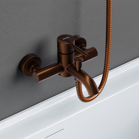 361000500 Scandinavian Pure, Смеситель для ванны и душа AM.PM, розовое золото