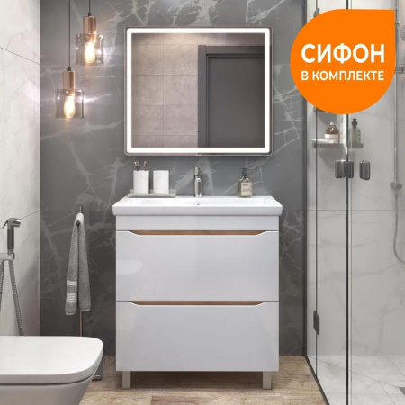 Тумба под раковину напольная VIGO Grani 203 дуб золотой, 80 см