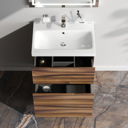 M90FSX0602HF Gem База под раковину AM.PM, напольная, 60 см, 2 ящика, орех