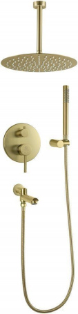 Душевая система скрытого монтажа FILARETE Roun FL1022 (Матовое золото)