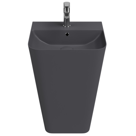 Раковина ISVEA Sott'Aqua напольная 500*420*830 1 цвет антрацит матовый 10SQ37001SV-2C