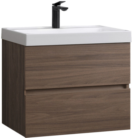 Тумба под умывальник Belux Париж НП 60-02 Орех Карини натуральный