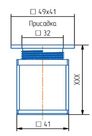 Комплект мебельных опор Taliente TA-MB-Nblack