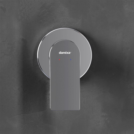 477500000 Apollo Смеситель для душа Damixa монтируемый в стену, хром