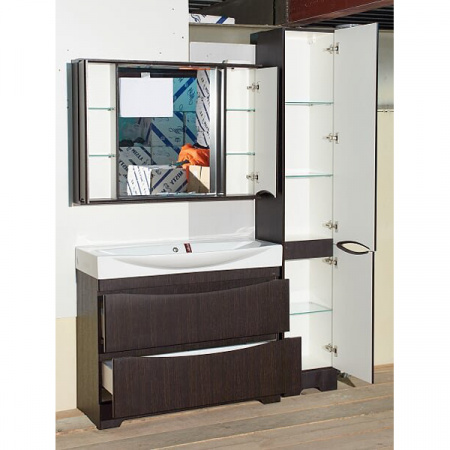 Зеркало-шкаф Misty Элвис 105 венге