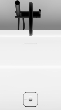 Ванна отдельностоящая Salini PERLA 170x80 покраска по RAL полностью, S-Sense, глянцевый 1049101GF