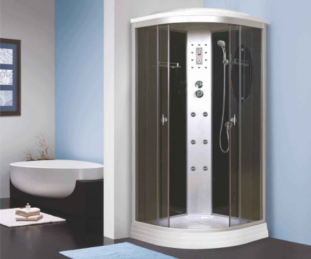 Душевая кабина Niagara Ultra NG-5012-01 (120х120х220) низкий поддон(16см),стекло тонированное