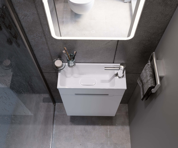 Раковина из литьевого мрамора Taliente 50 см 4627173210607 мебельная цвет белый