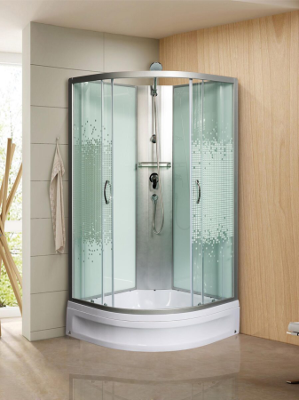 Душевая кабина МОНОМАХ МОНОМАХ Б/К 100/24 С МЗ 1000х1000х2060мм